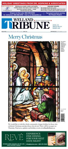 Cover of The Welland Tribune