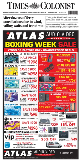 Cover of Times Colonist