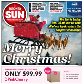 Cover of Toronto Sun