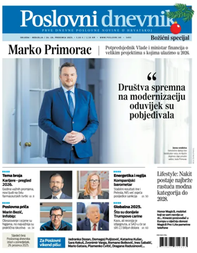Cover of Poslovni Dnevnik
