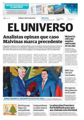 Cover of El Universo