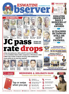 Cover of Eswatini Observer