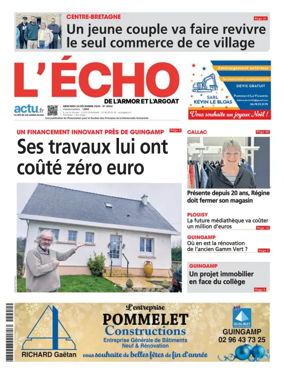 Cover of L'Echo de l'Armor et de l'Argoat