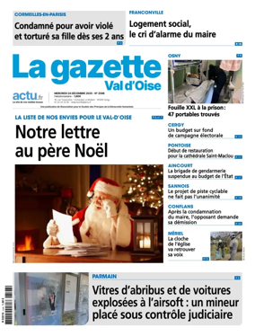 Cover of La Gazette Val d'Oise