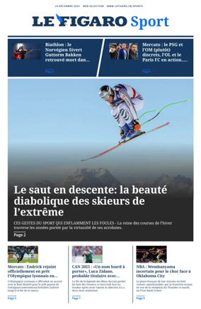 Cover of Le Figaro Sport