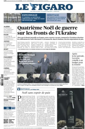 Cover of Le Figaro