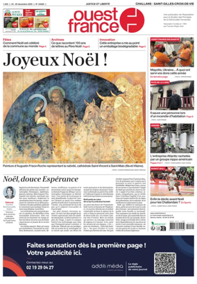 Cover of Ouest France (Challans / Saint-Gilles-Croix-de-Vie)