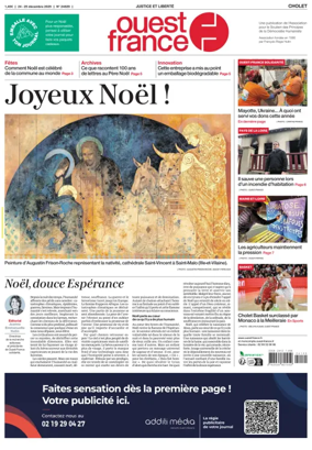 Cover of Ouest France (Cholet)