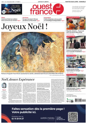Cover of Ouest France (Nantes / Sud-Loire / Vignoble)