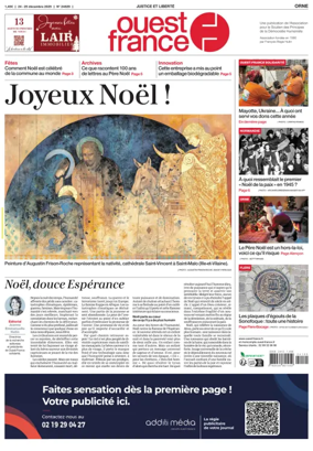Cover of Ouest France (Orne)