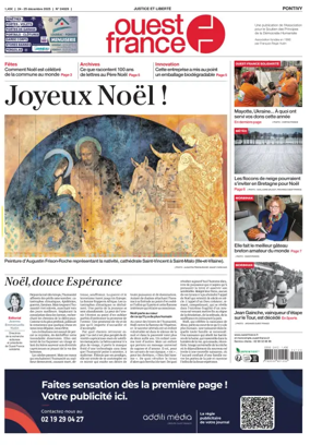 Cover of Ouest France (Pontivy)