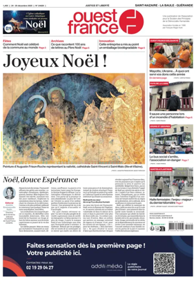 Cover of Ouest France (Saint-Nazaire La Baule Guerande)