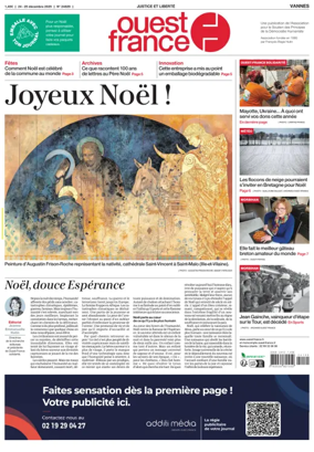 Cover of Ouest France (Vannes)