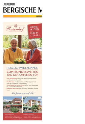 Cover of Bergische Morgenpost Wermelskirchen/Huckeswagen/Radevormwald