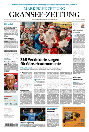 Cover of Gransee-Zeitung