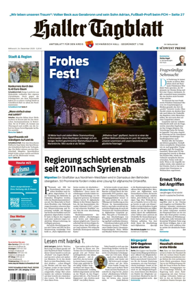 Cover of Haller Tagblatt