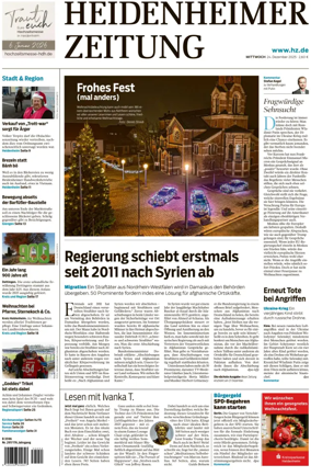 Cover of Heidenheimer Zeitung