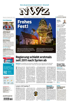 Cover of NWZ  (Göppinger Kreisnachrichten)