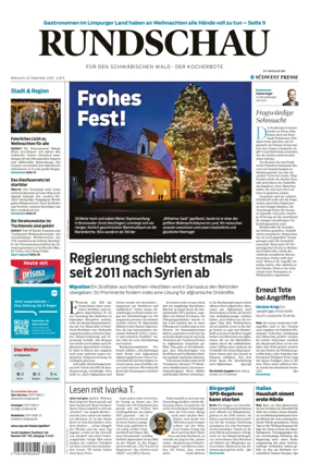 Cover of Rundschau für den Schwäbischen Wald – Der Kocherbote