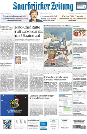Cover of Saarbruecker Zeitung