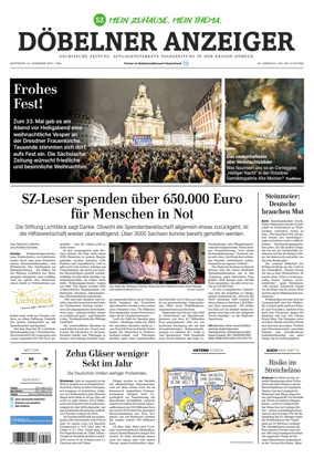 Cover of Sachsische Zeitung (Dobeln)