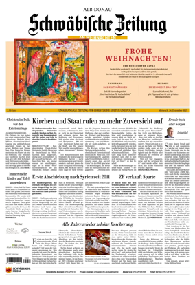 Cover of Schwabische Zeitung (Alb-Donau)