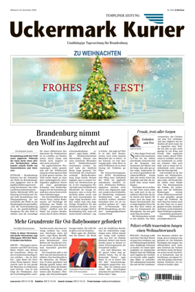 Cover of Templiner Zeitung