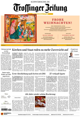 Cover of Trossinger Zeitung