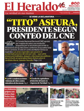 Cover of Diario El Heraldo