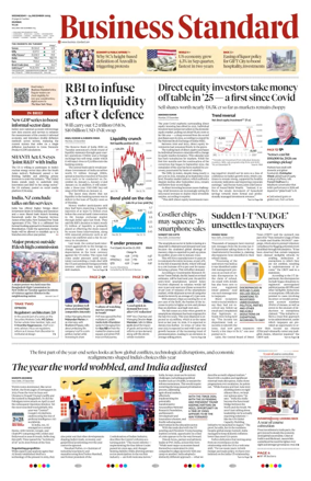 Cover of Business Standard