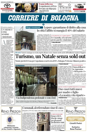 Cover of Corriere di Bologna