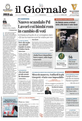 Cover of Il Giornale (Italy)