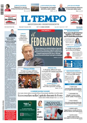 Cover of Il Tempo (Nazionale)