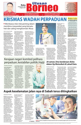 Cover of Utusan Borneo (Sabah)