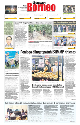 Cover of Utusan Borneo (Sarawak)