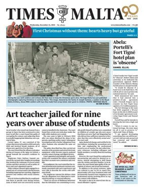 Cover of Times of Malta