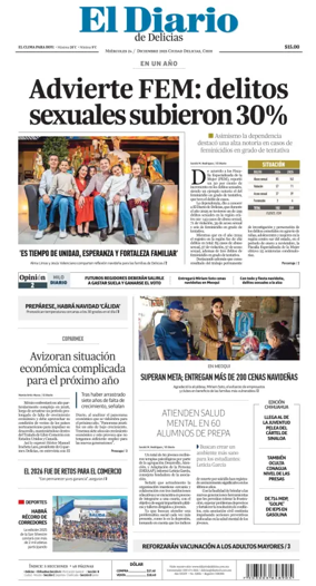 Cover of El Diario de Delicias