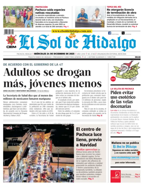 Cover of El Sol de Hidalgo