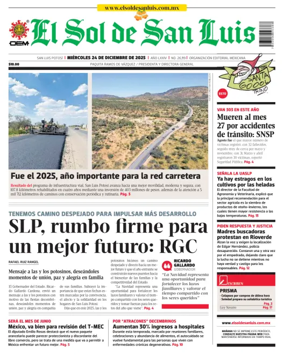 Cover of El Sol de San Luis Potosi