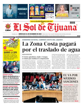 Cover of El Sol de Tijuana