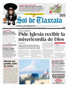 Cover of El Sol de Tlaxcala