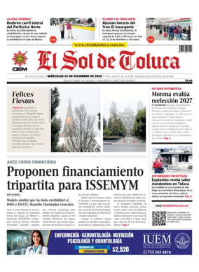 Cover of El Sol de Toluca