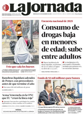 Cover of La Jornada