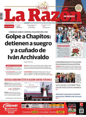 Cover of La Razon de Mexico