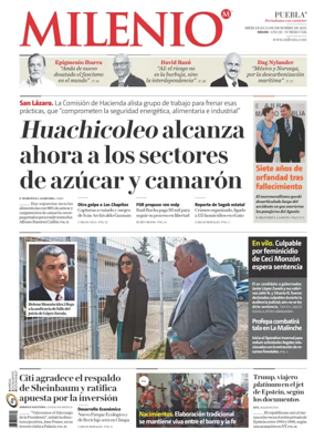 Cover of Milenio Puebla