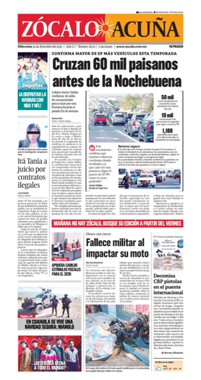 Cover of Zocalo Acuna