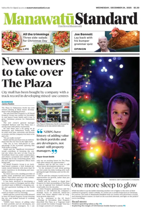 Cover of Manawatu Standard