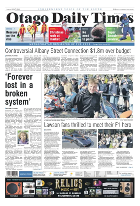 Cover of Otago Daily Times