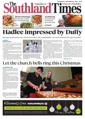 Cover of The Southland Times