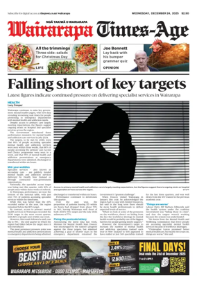 Cover of Wairarapa Times-Age (NZ)